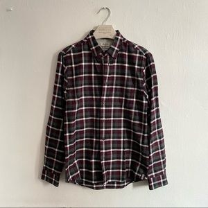 Acne Studios Isherwood Tartan Check Flannel Shirt